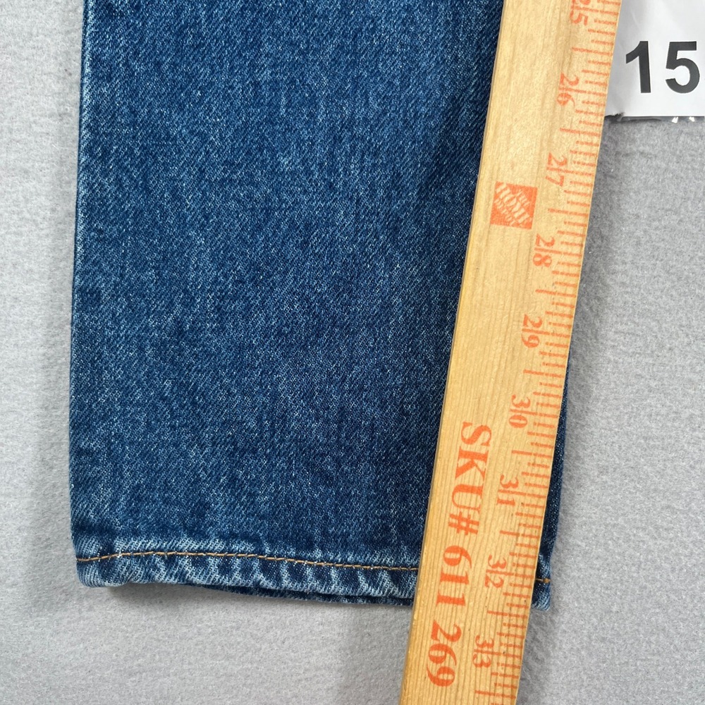 Vintage Gap Jeans Womens 1 Long Blue Excellent Classic Fit Straight Leg Denim - Picture 3 of 9